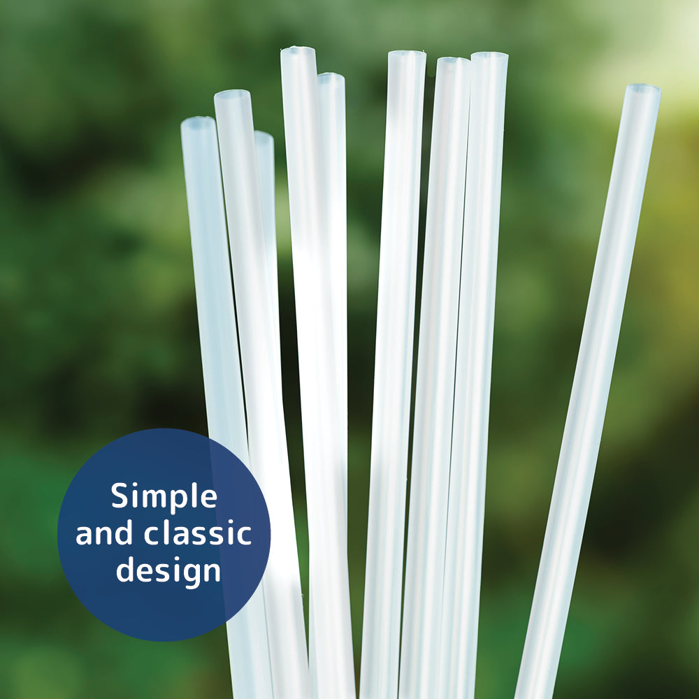 Clear Reusable Plastic Straws