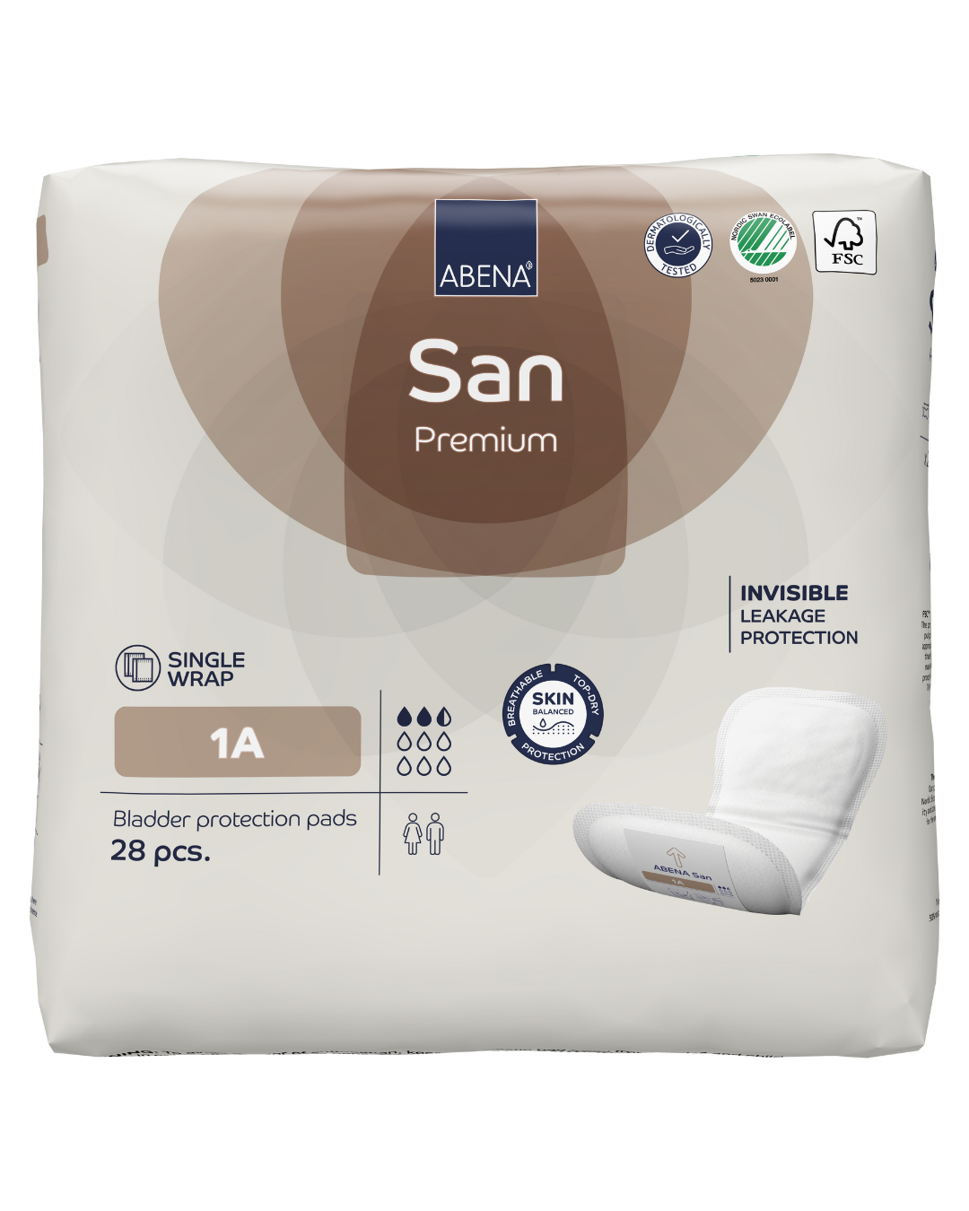 Abena San 1A Shaped Pad (250ml)