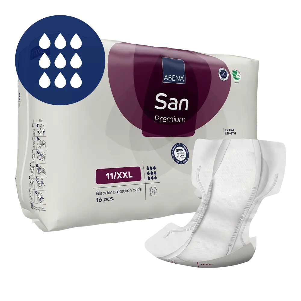 ABENA San 11/XXL Shaped Pad (3400ml)