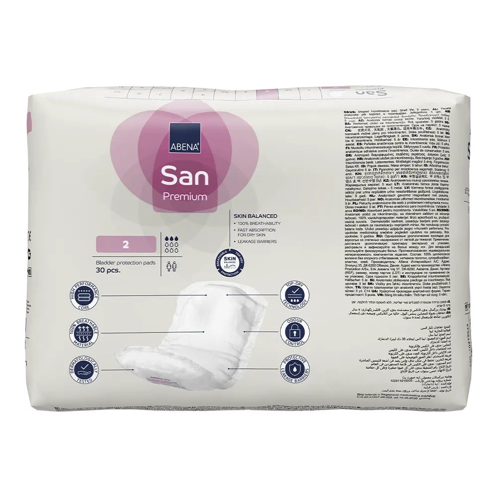 ABENA San 2 Shaped Pad (350ml)