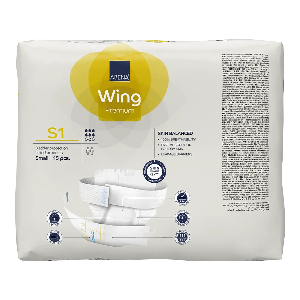 ABENA Wing - Small 1 (Waist/Hip size 50-85cm)