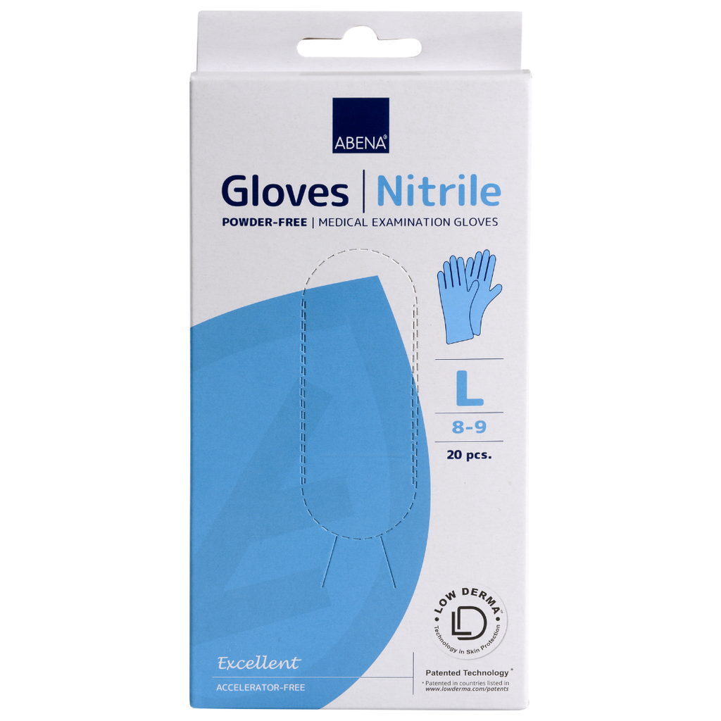 Nitrile Gloves Large 10 pairs Abena Online UK