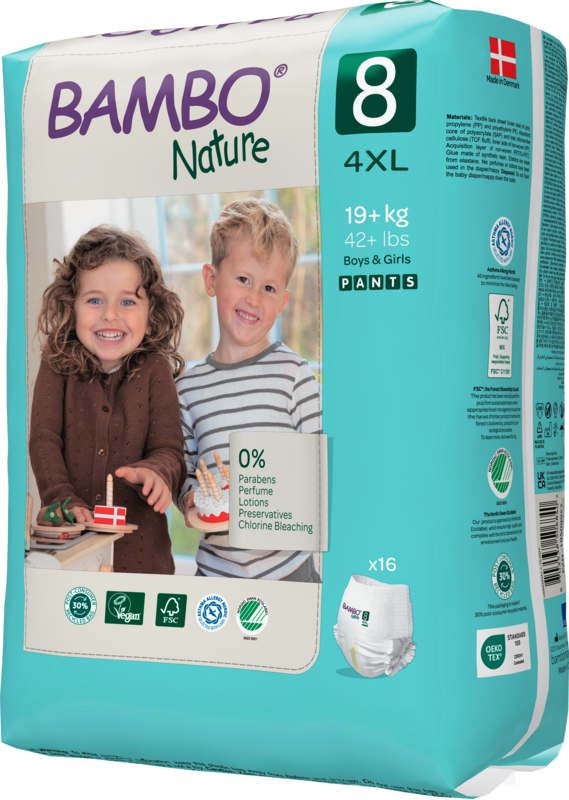 Bambo Nature Pants Size 8