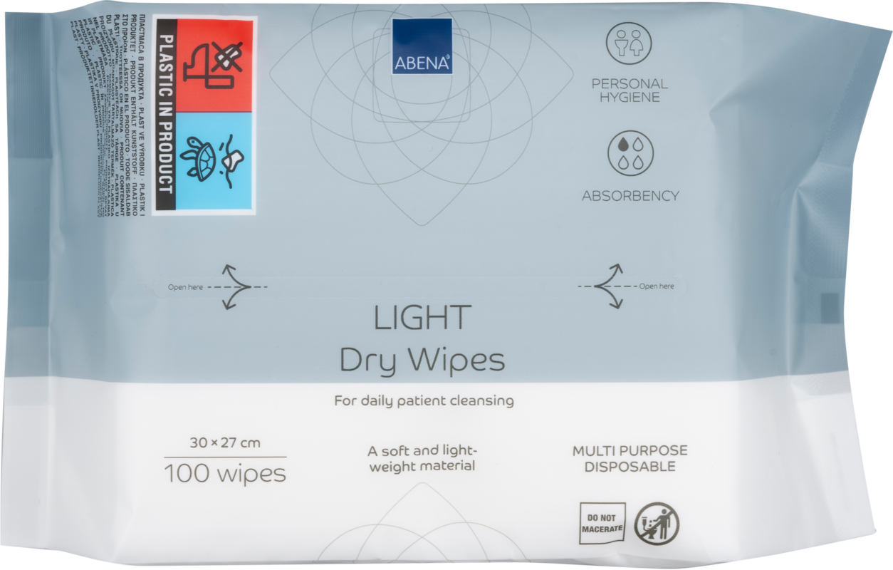 ABENA Light Dry Wipes