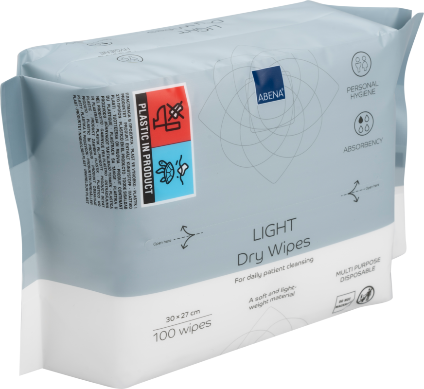 ABENA Light Dry Wipes