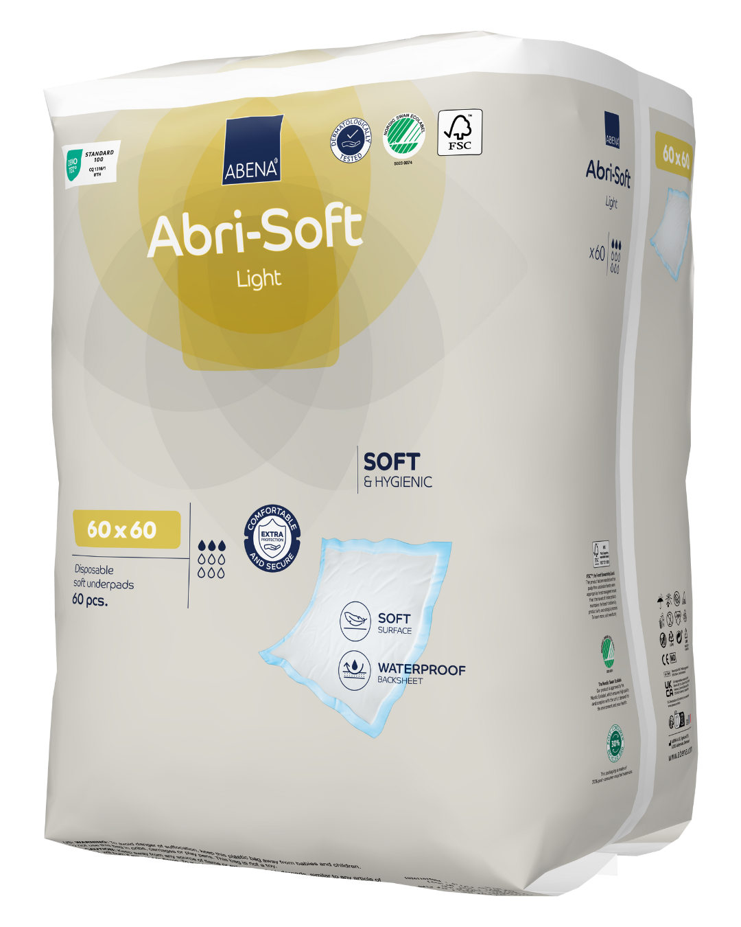 Abri-Soft Light Disposable Sheets - 60x60 cm