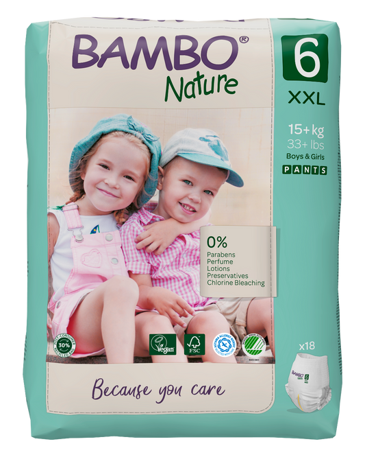 Bambo Nature Training Pants - Size 6 (15+kg)