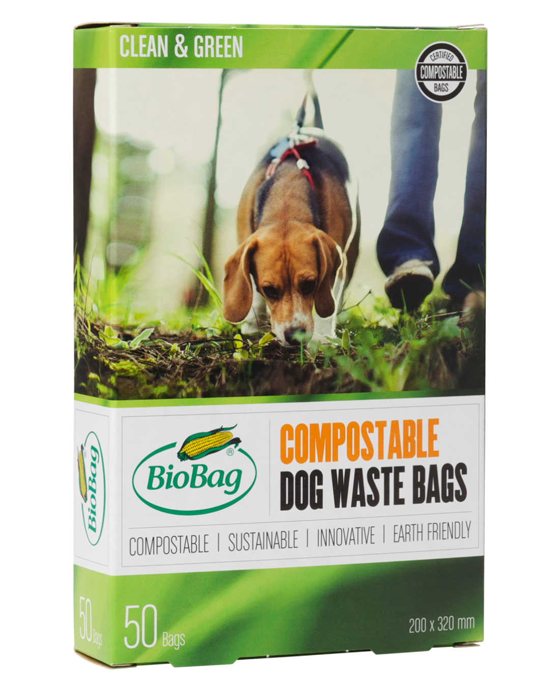 Bio dog waste bag, 20x30 cm - Black