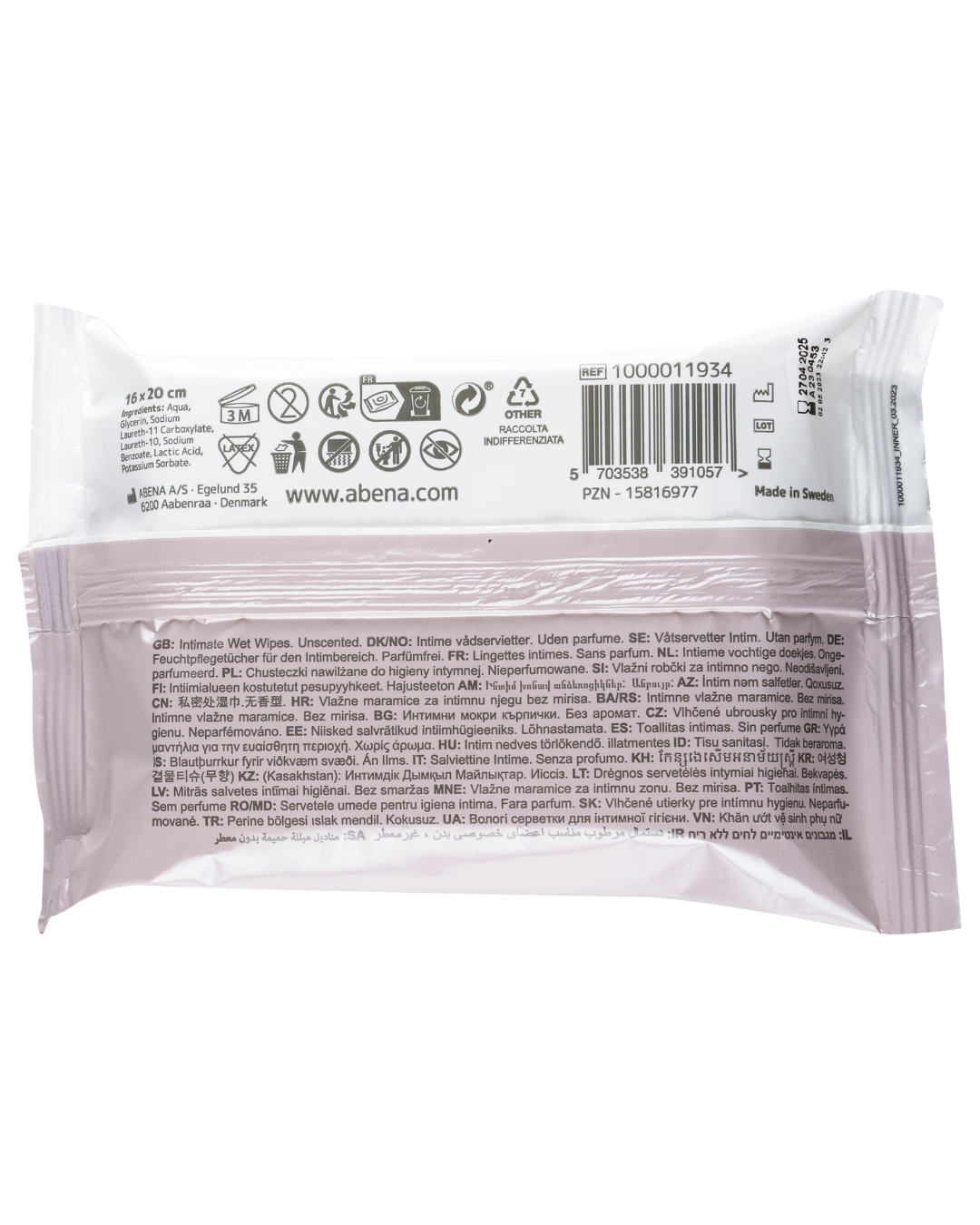 Intimate Care Wet Wipes