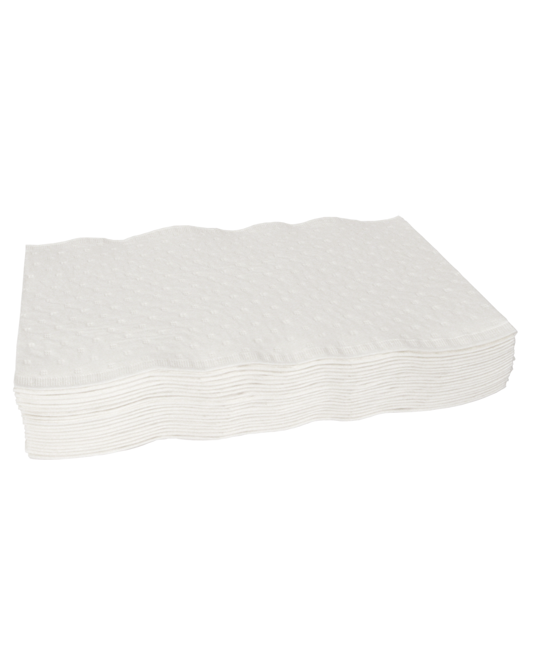 Washcloth Tissue Wipes Unfolded