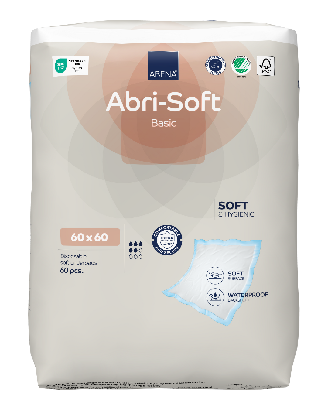 Abri-Soft Basic Underpad - 60x60cm