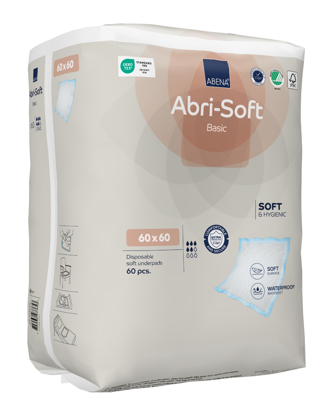 Abri-Soft Basic Underpad - 60x60cm