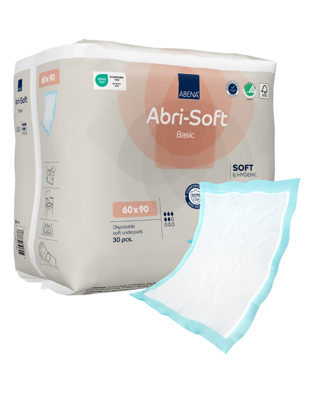 Abri-Soft Basic Underpad - 60x90cm