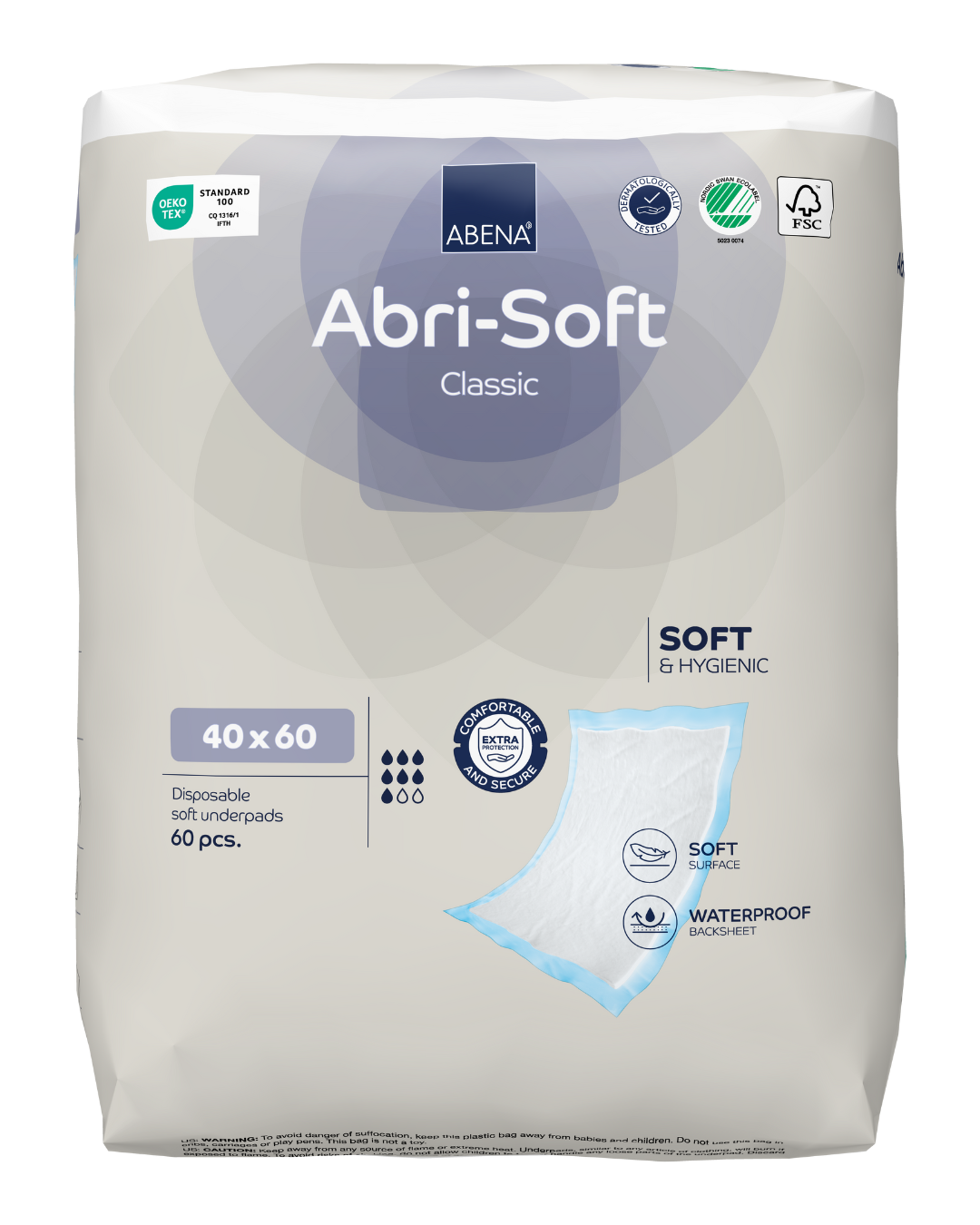 Abri-Soft Classic Disposable Underpads | 40x60cm