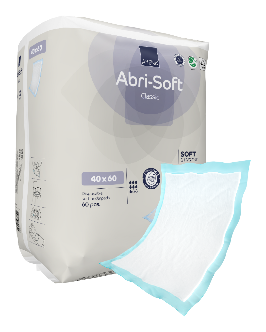 Abri-Soft Classic Disposable Underpads | 40x60cm