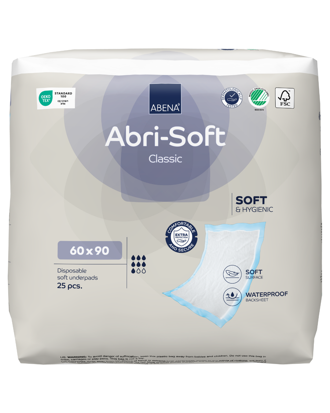 Abri-Soft Classic Disposable Underpads | 60x90cm