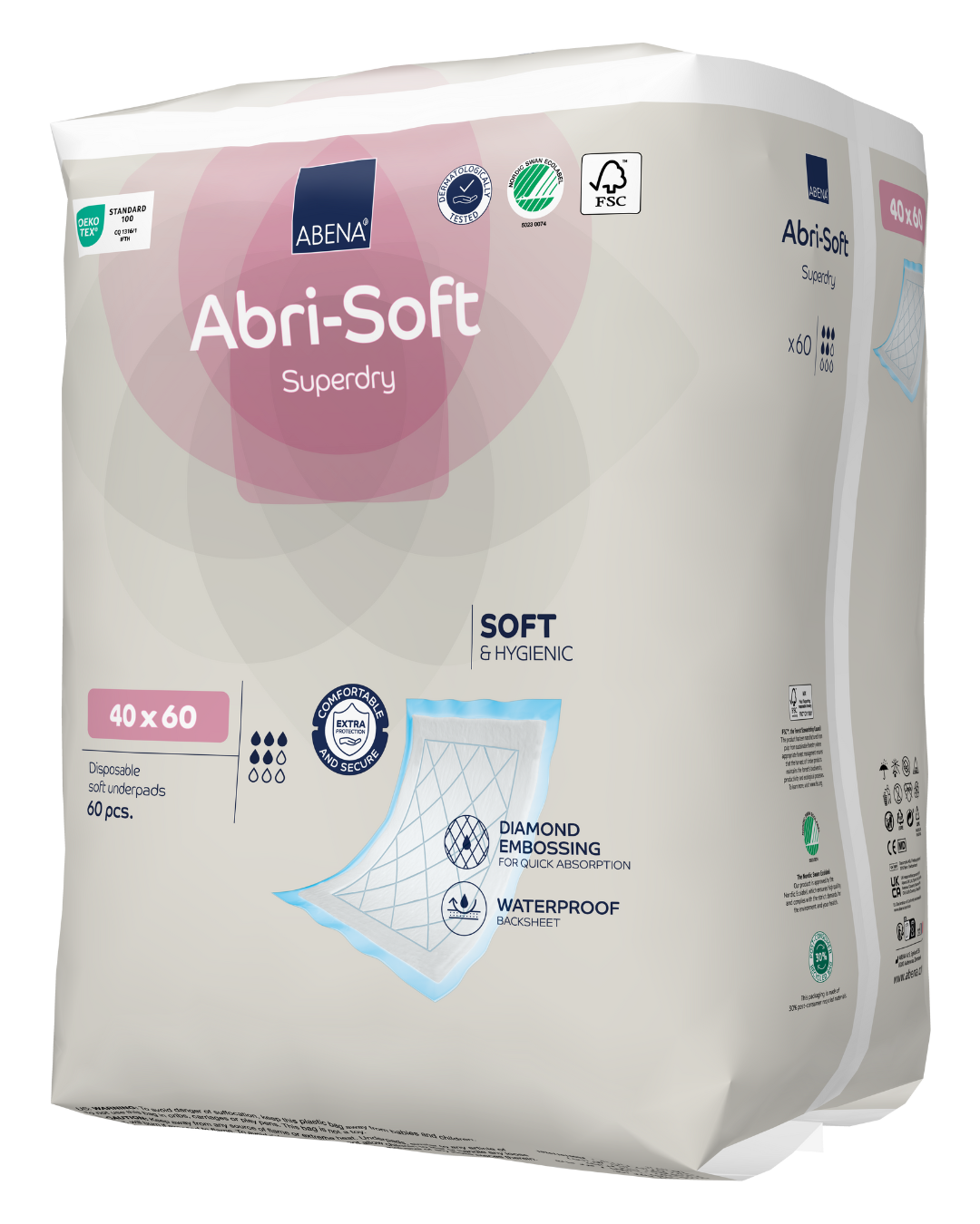 Abri-Soft Superdry Disposable Sheets - 60x40 cm