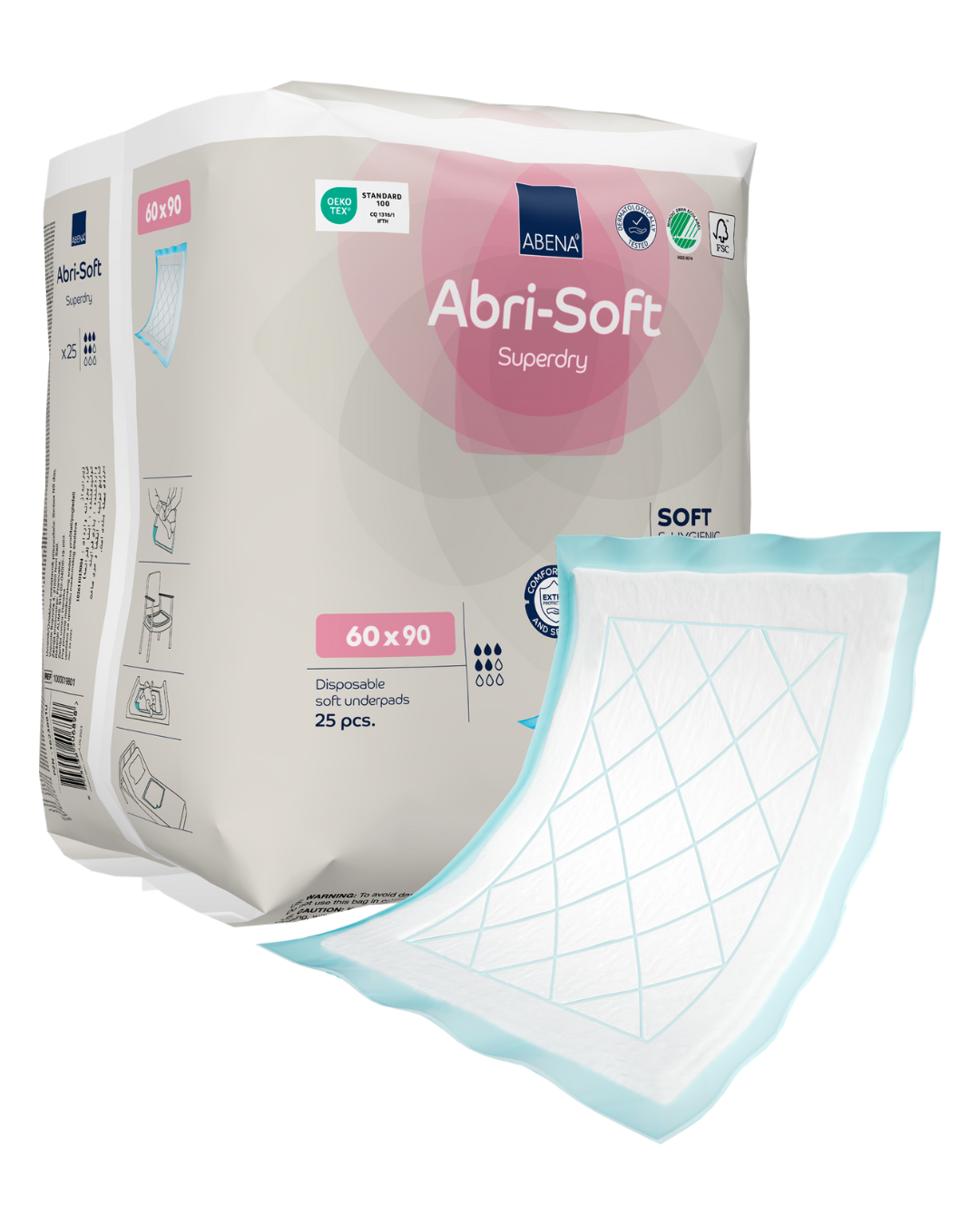 Abri-Soft Superdry Disposable Sheets - 60x90cm