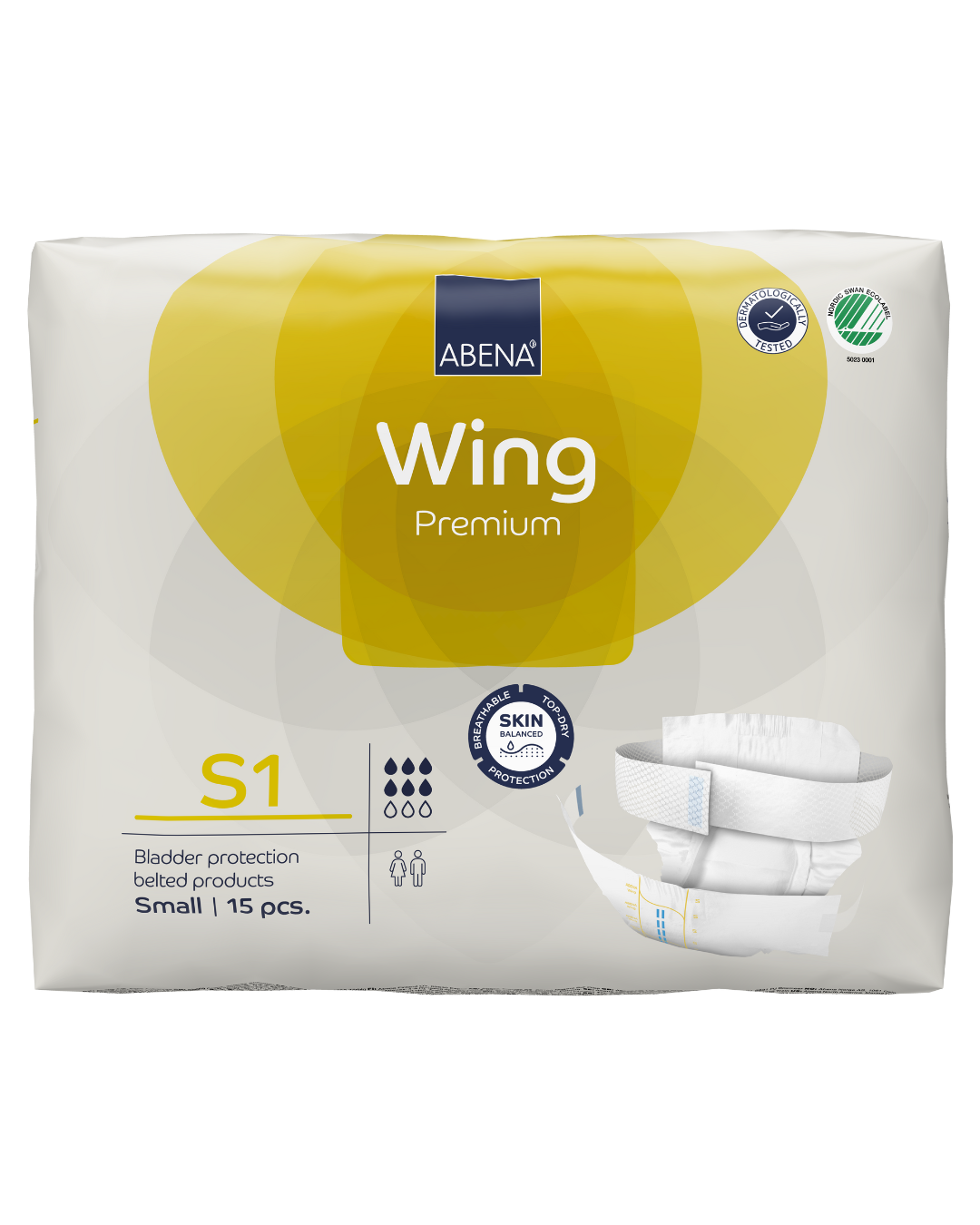 ABENA Wing - Small 1 (Waist/Hip size 50-85cm)