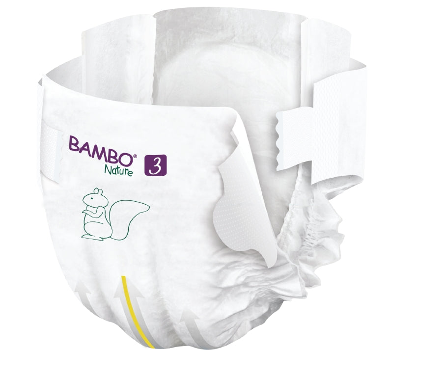 Bambo Nature Eco Nappies - Size 3 Tall Pack (11-20lbs/5-9kg)