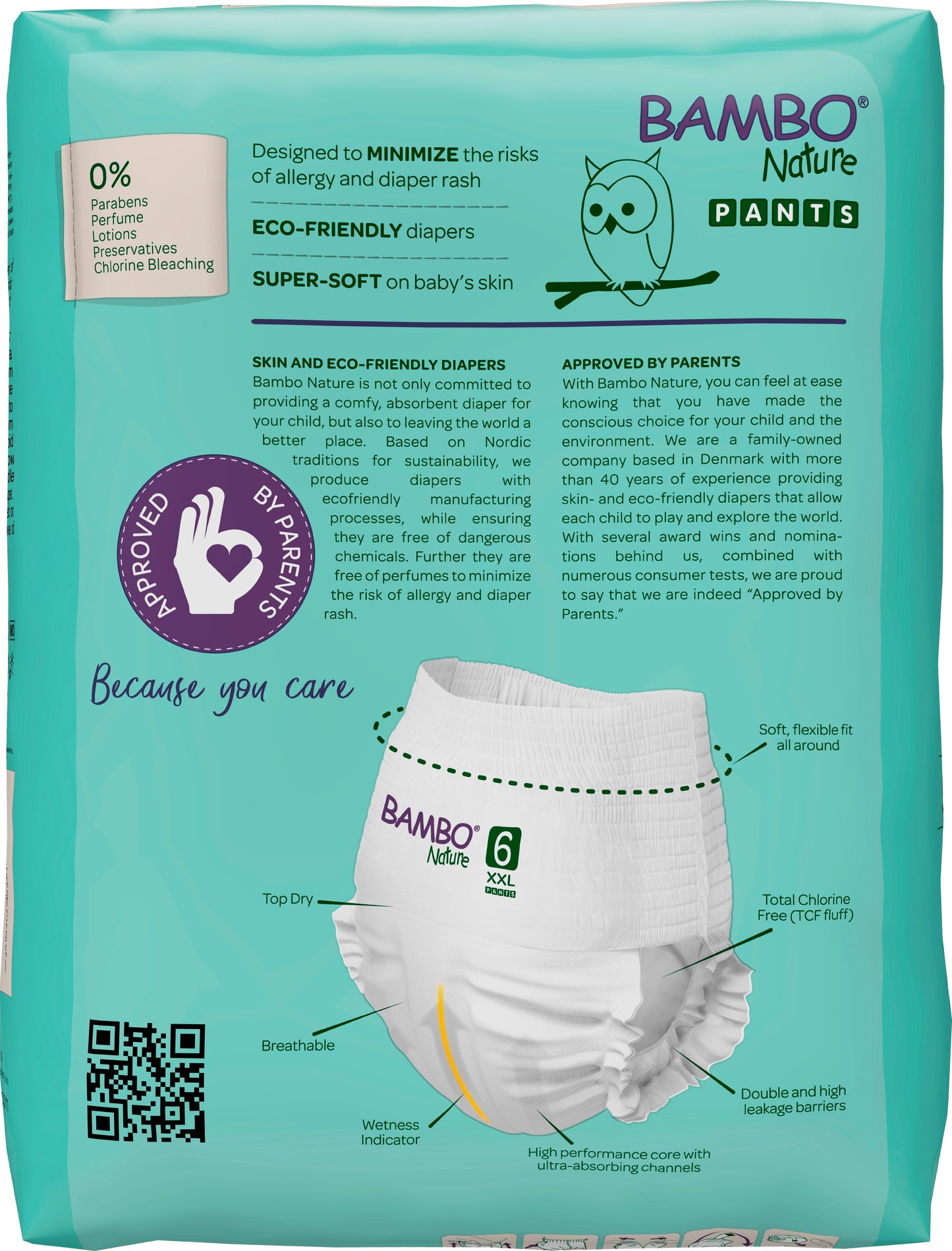 Bambo Nature Training Pants - Size 6 (15+kg)