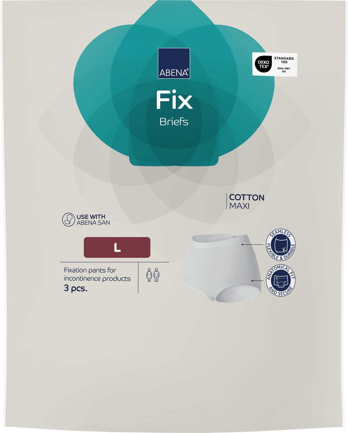 ABENA Fix Cotton Briefs Large