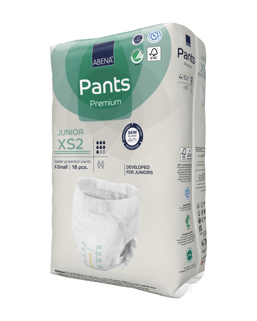 Abena Pants Junior XS2 Premium (hip 50-75cm)