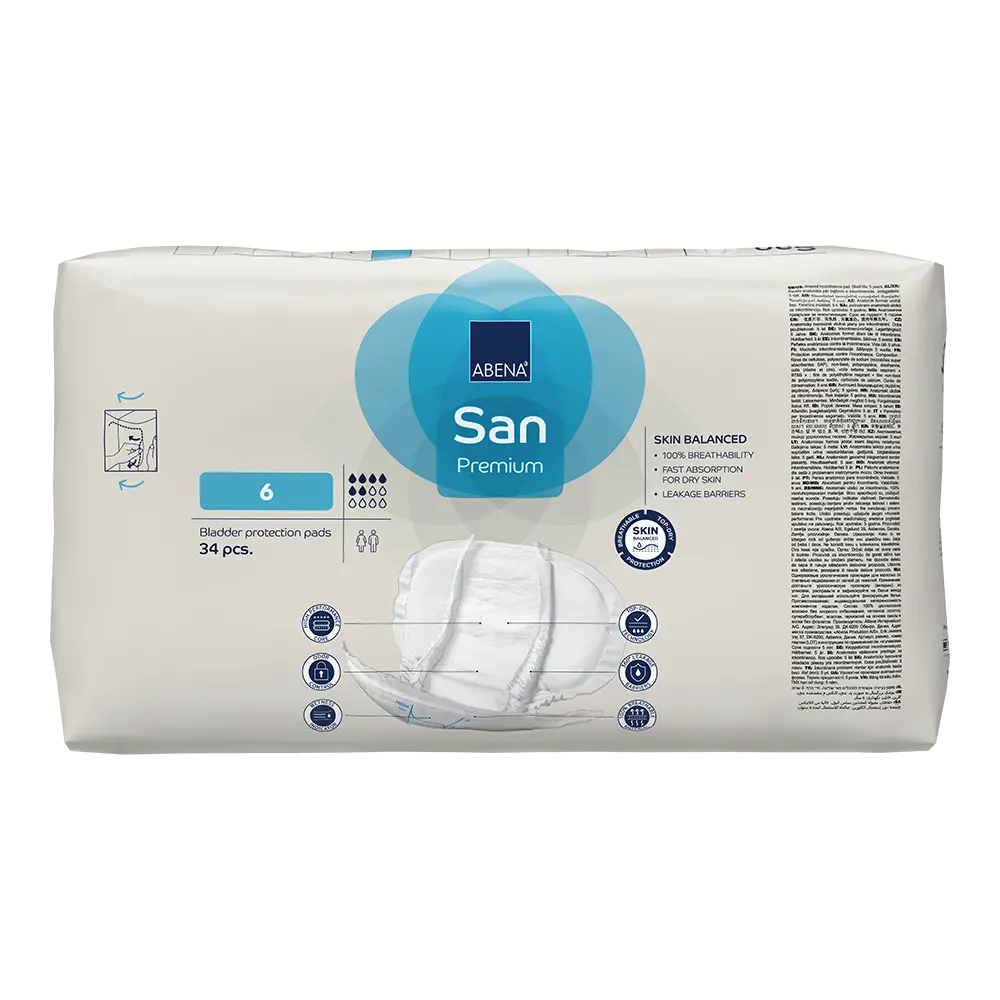 ABENA San 6 Shaped Pad (1600ml)