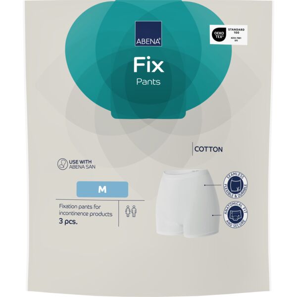 ABENA Fix Cotton Pants with Legs - M