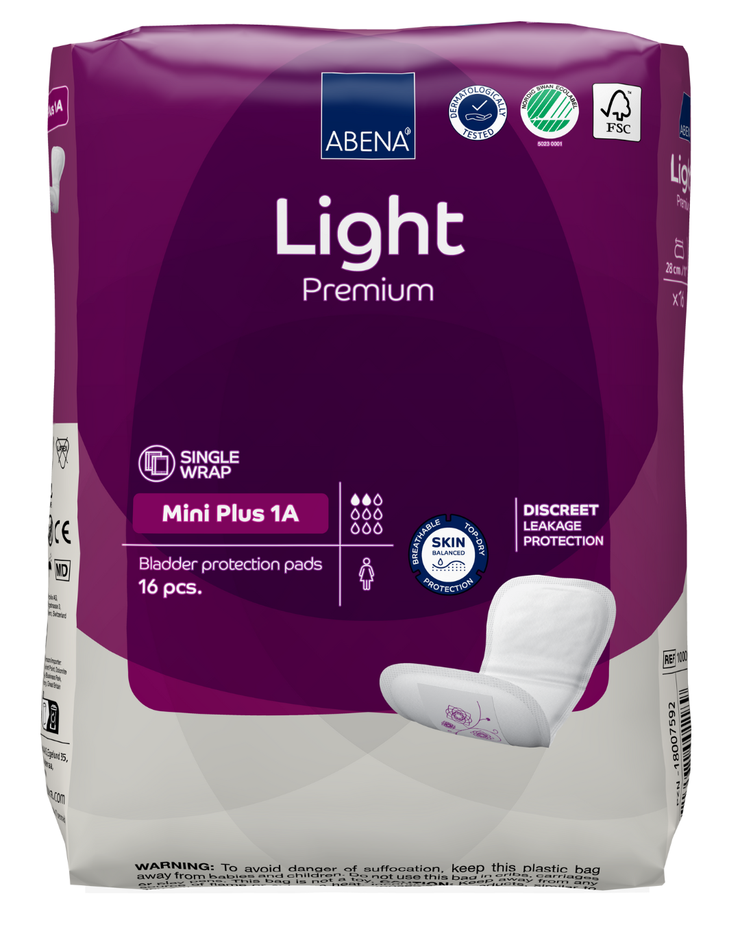 Abena Light Mini Plus 1A for light incontinence – Abena Online UK