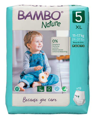 Bambo Nature Training Pants - Size 5 (11-17kg)