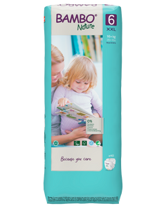 Bambo Nature Eco Nappies - Size 6 Tall Pack (35-66lbs/16-30kg)