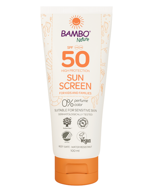 Bambo Nature Body Lotion Sun Screen - 100ml (SPF 50)