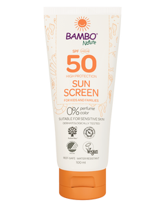 Bambo Nature Body Lotion Sun Screen - 100ml (SPF 50)