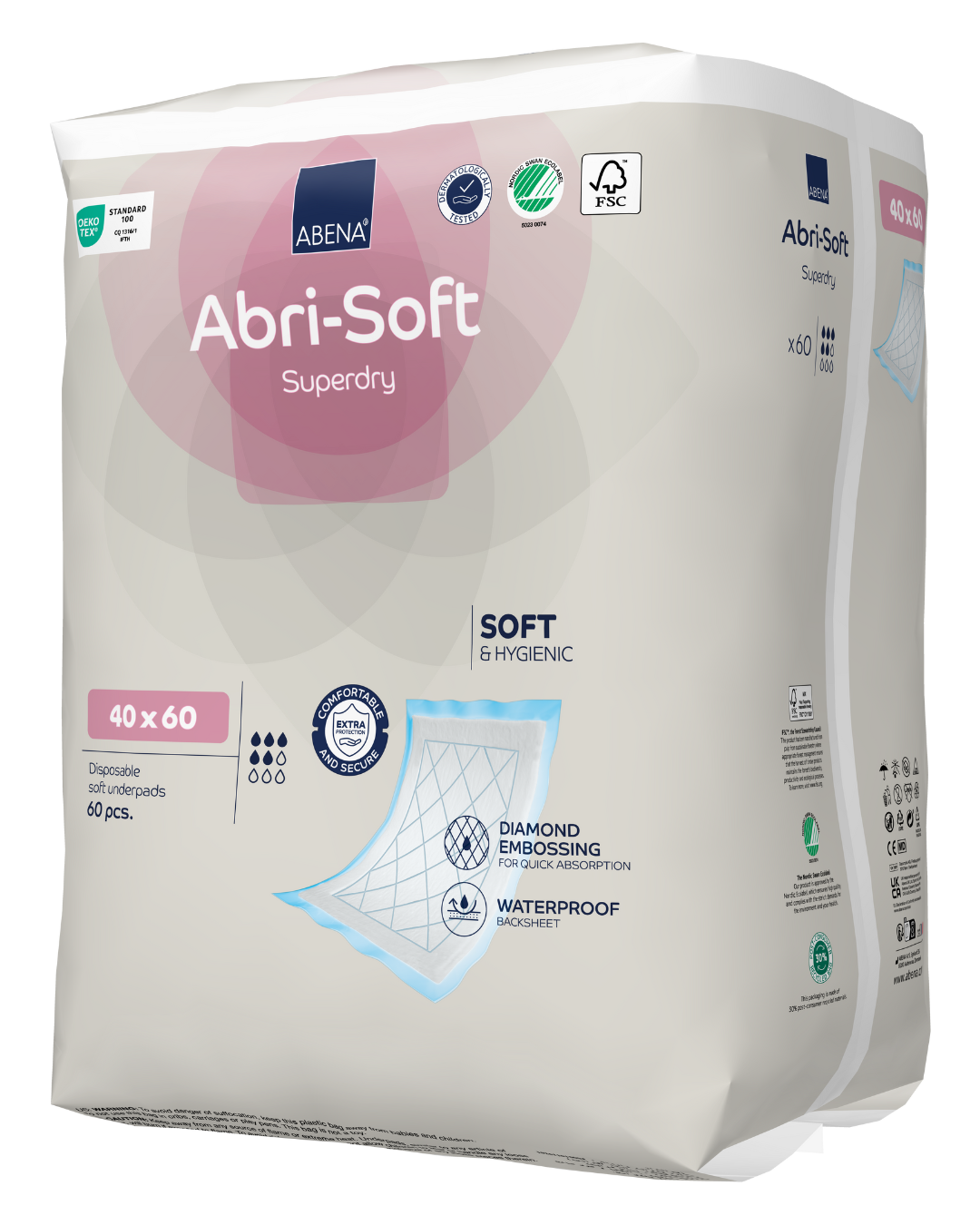 Abri-Soft Superdry Disposable Sheets -  60x40 cm