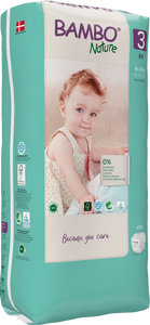 Bambo Nature Eco Nappies - Size 3 Tall Pack (11-20lbs/5-9kg)